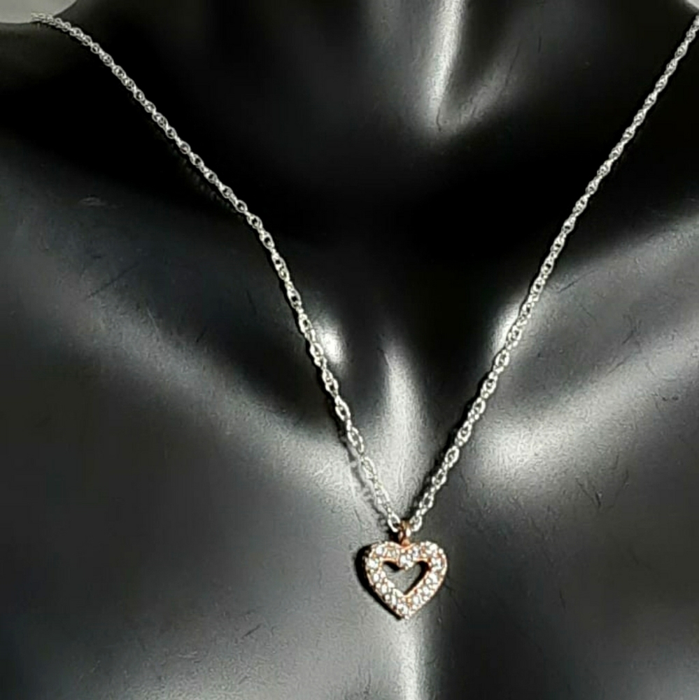 Rose Gold Heart Necklace